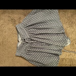 Free people polka dot Skort size XS